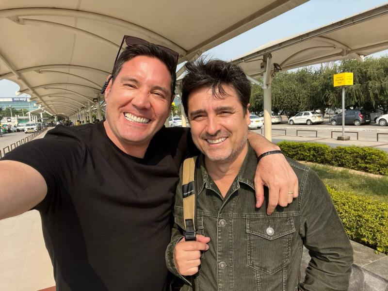 Pancho Saavedra y Jorge Zabaleta