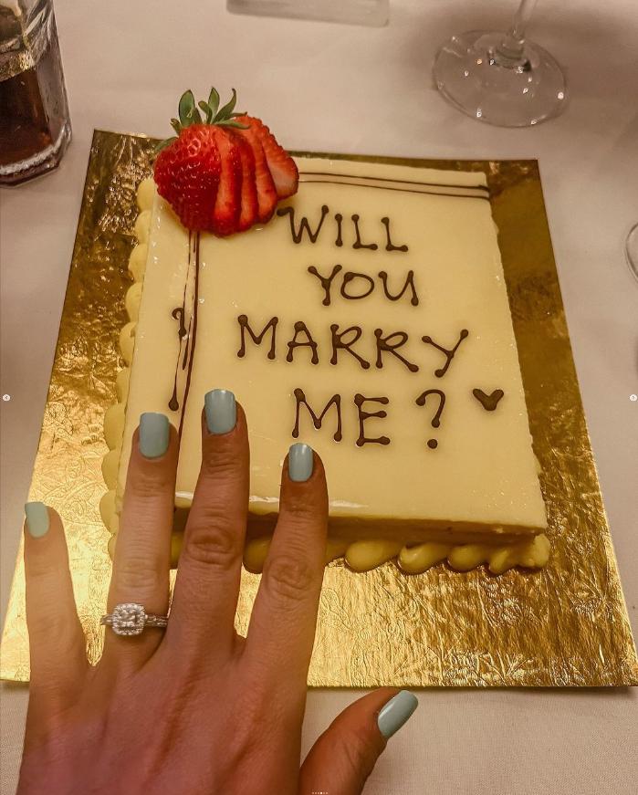 Propuesta de matrimonio a Vero Bianchi