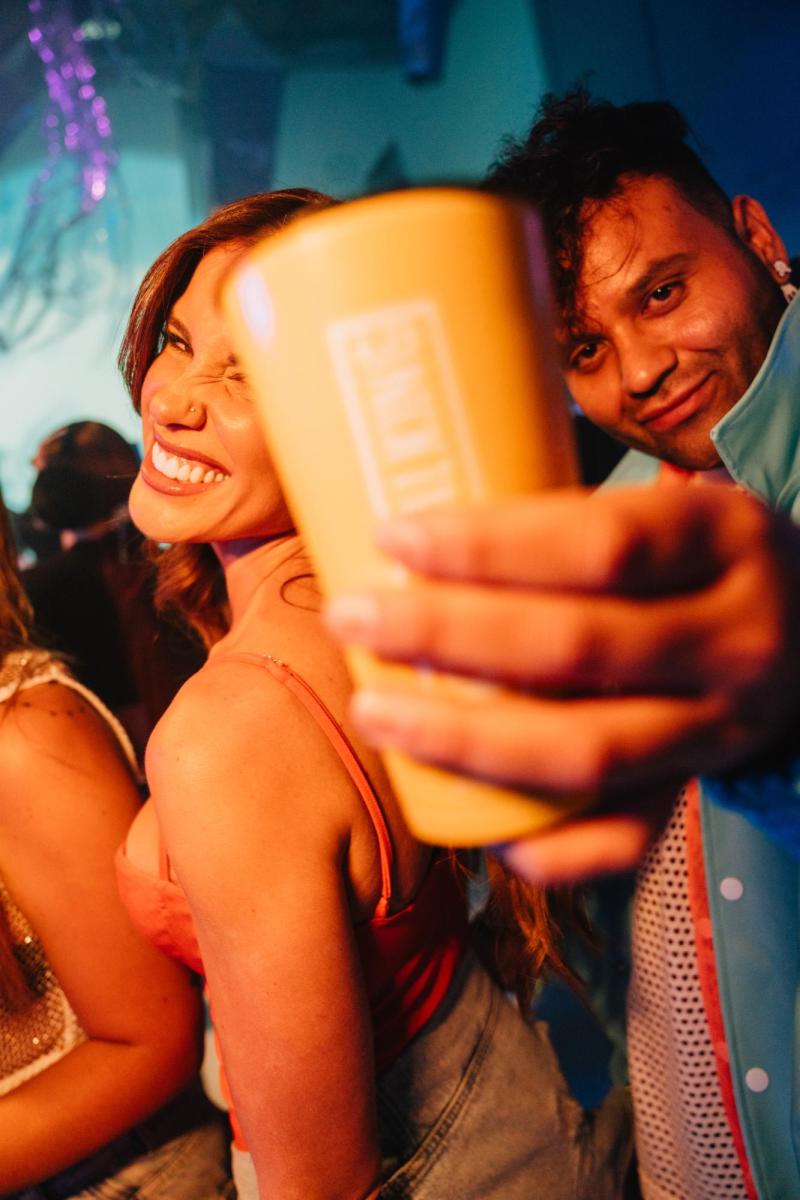 Gala y Suro disfrutando de la fiesta