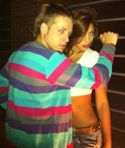 Kathy Contreras y Felipe Camus