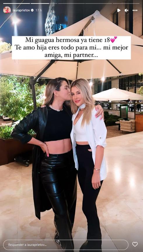 Laura Prieto celebró cumpleaños de su hija.