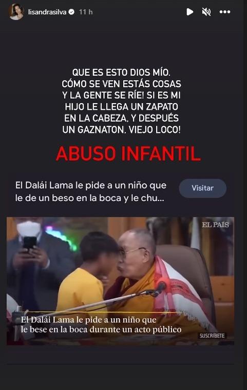 Lisandra Silva repudió acción de Dalái Lama.