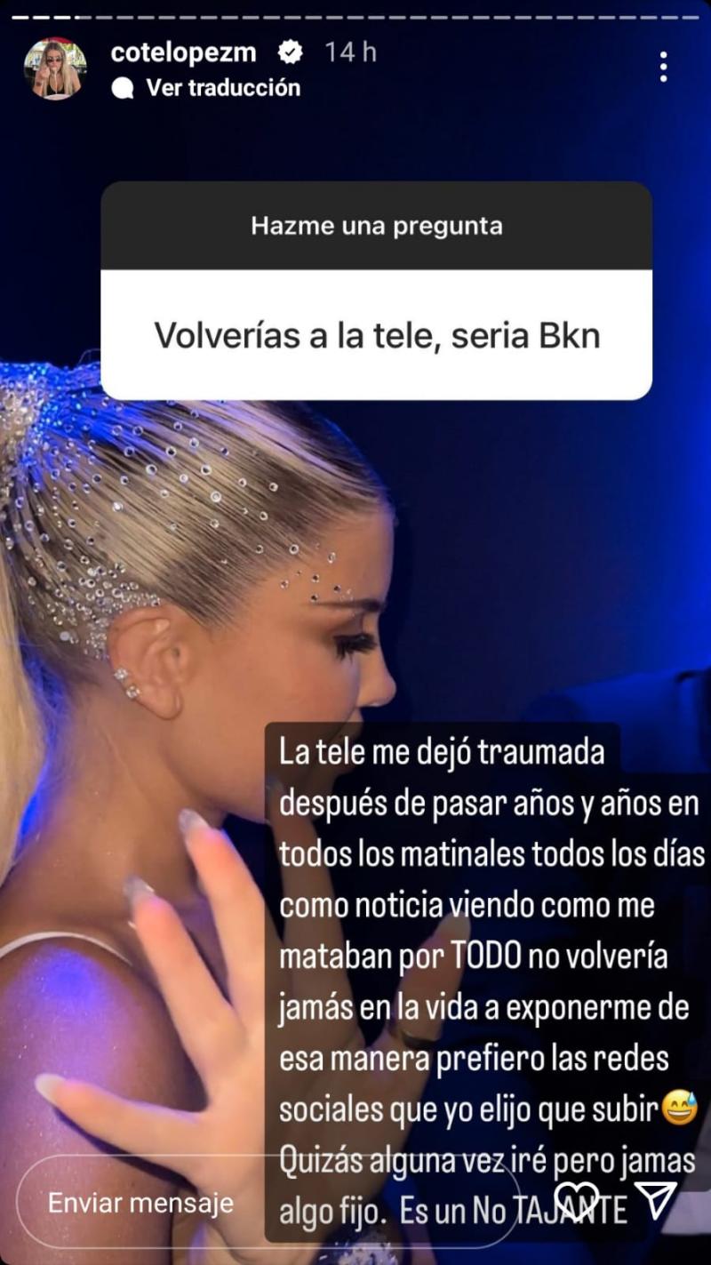 Coté López y su distanciamiento de la TV