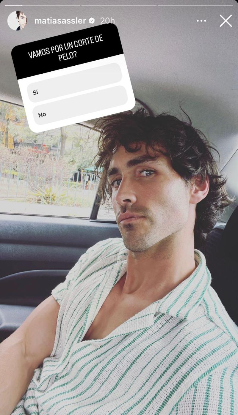 El nuevo look de Matías Assler