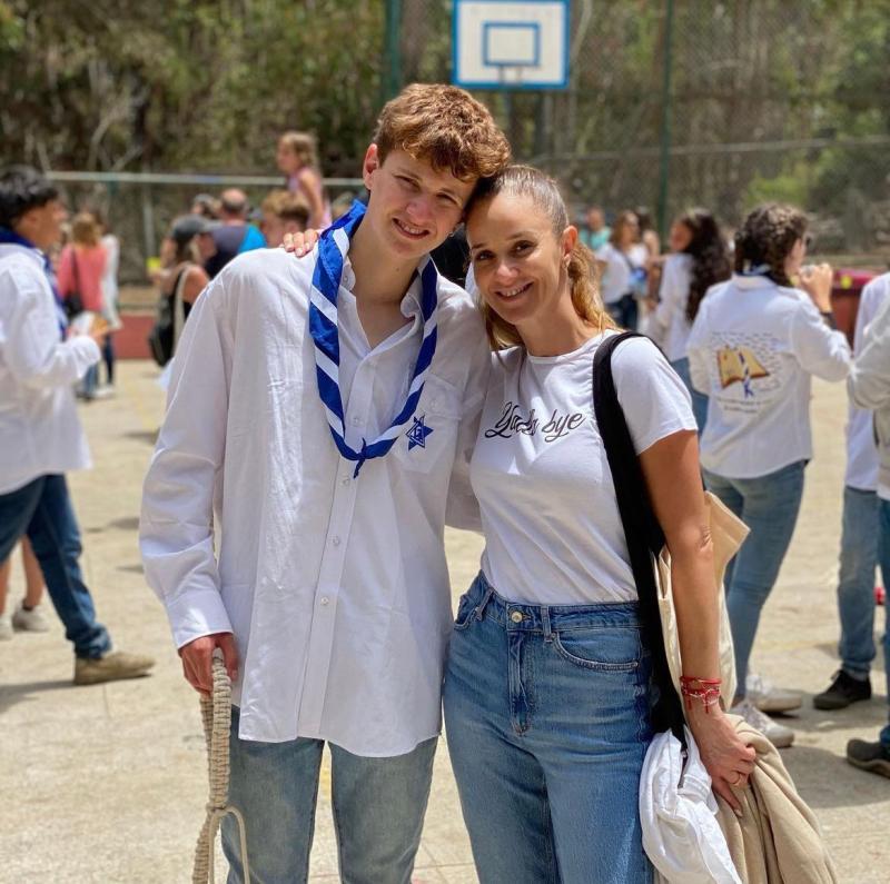 Hijo de Julián Elfenbein y Daniela Kirberg cumplió 17 años