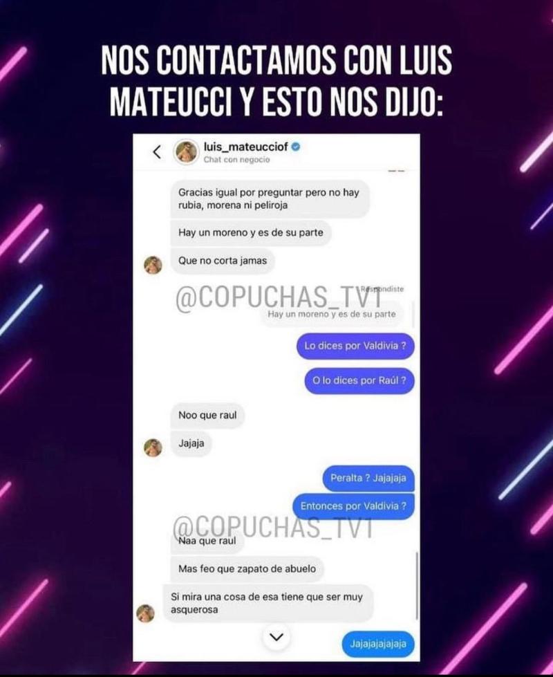 Luis Mateucci arremetió contra Raúl Peralta