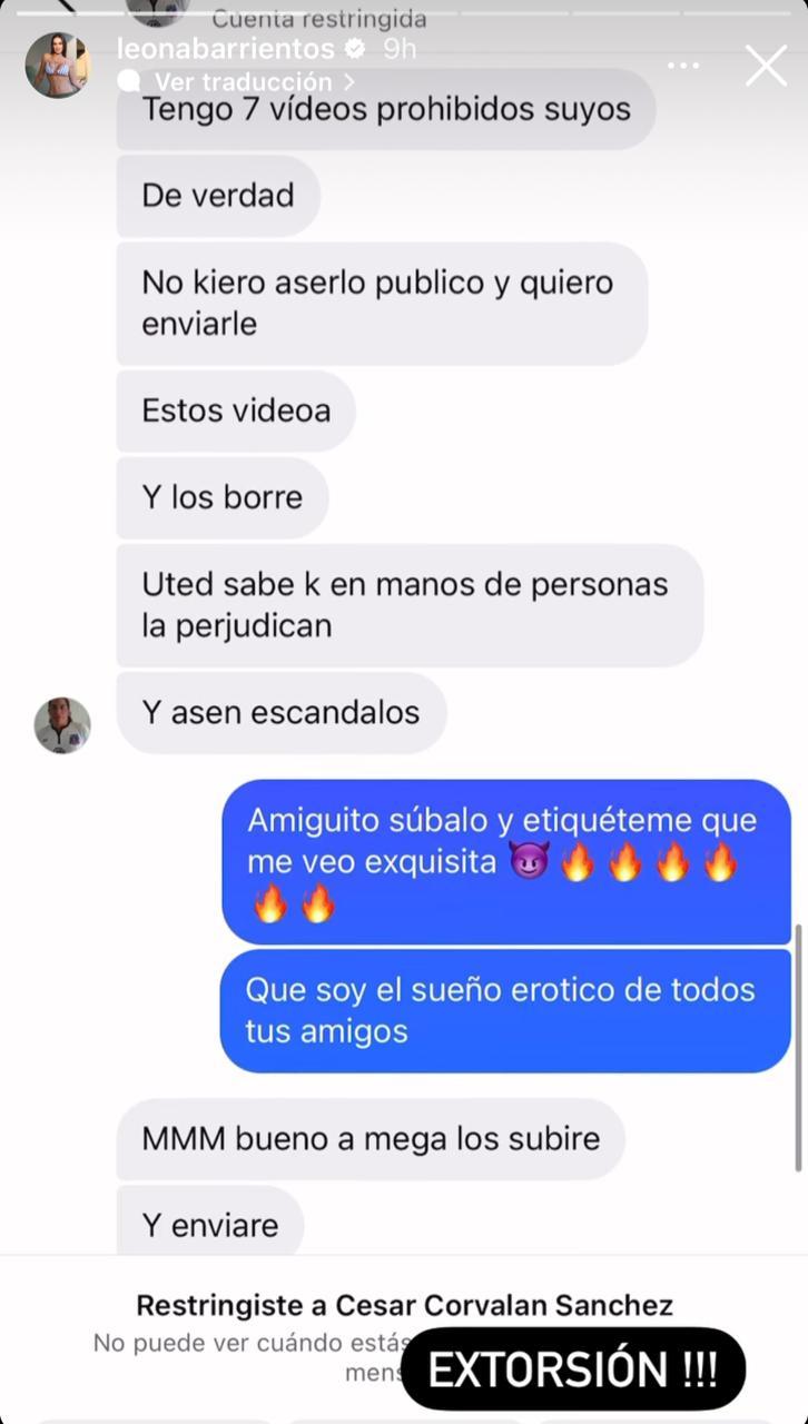Adriana Barrientos acusa extorsión