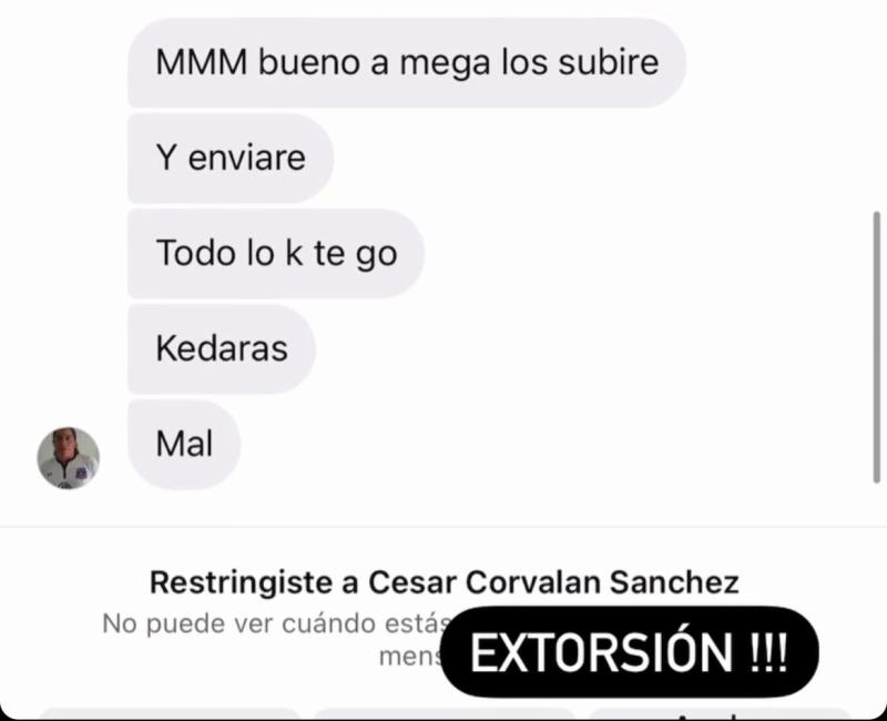 Adriana Barrientos acusa extorsión