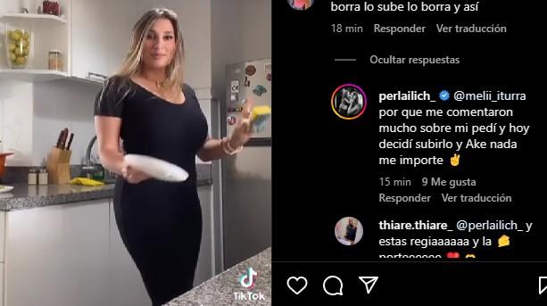 Comentario en post de Perla Ilich