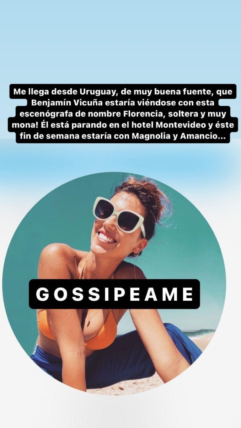 Nueva pareja de Benjamín Vicuña