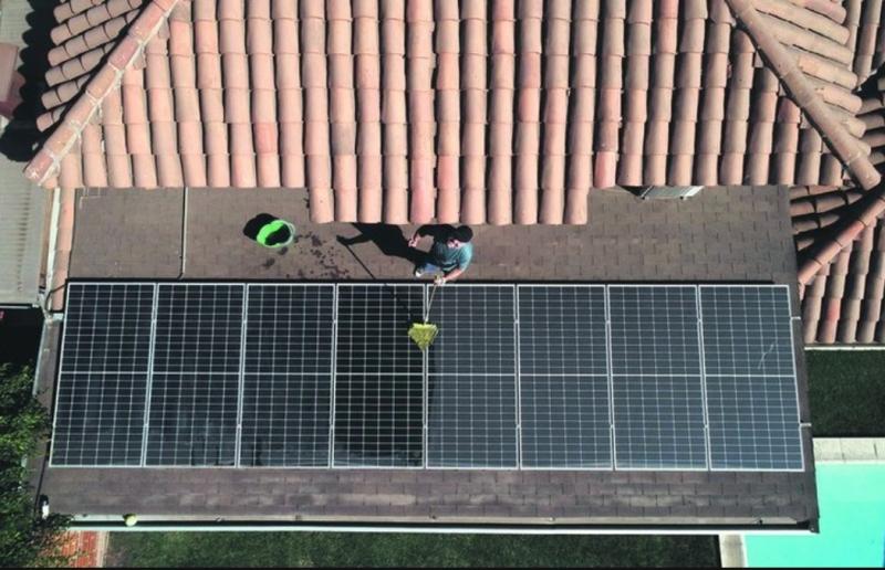 Vista desde arriba de la casa de Gian Franco Marcone