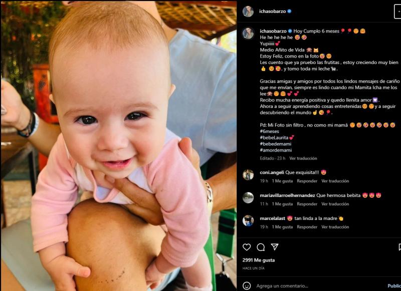 Hija de Icha Sobarzo