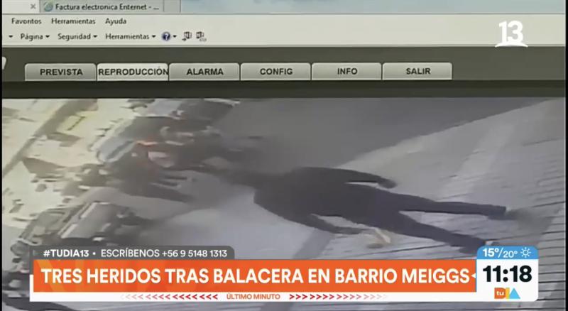 Balacera en barrio Meiggs dejó tres heridos