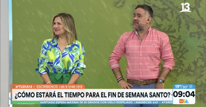 Michelle y Gianfranco revelaron las condiciones del tiempo para el fin de semana santo