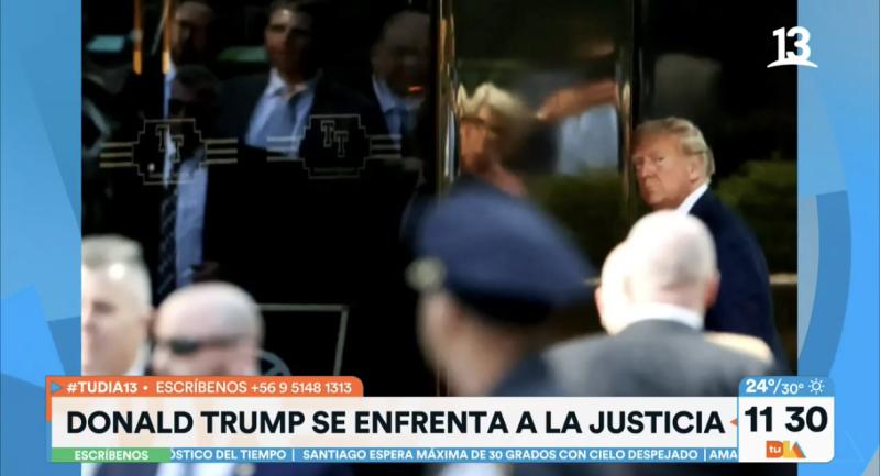 Donald Trump llegó a New York para enfrentar a la justicia
