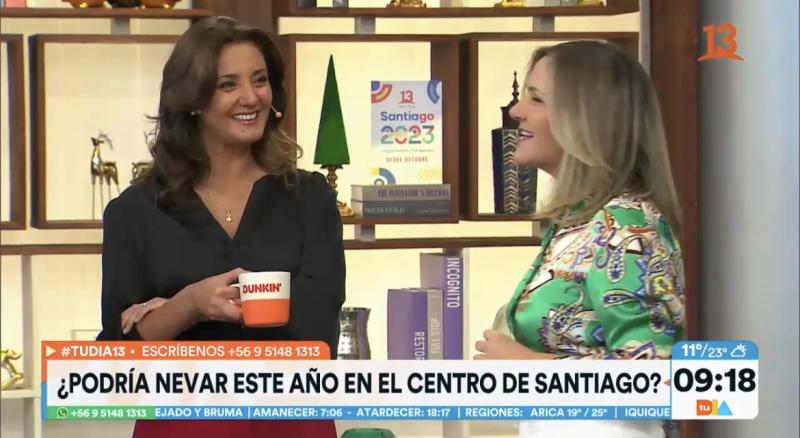 Michelle Adams aclaró si este año tendremos nieve en Santiago