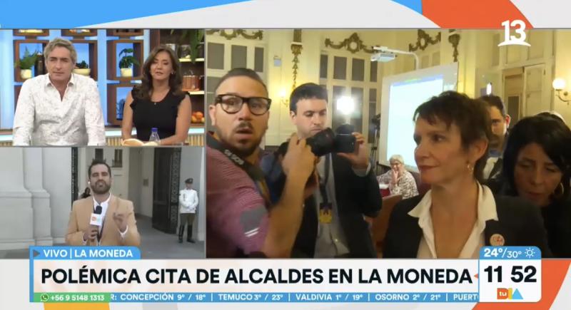 Reunión de alcaldes en La Moneda