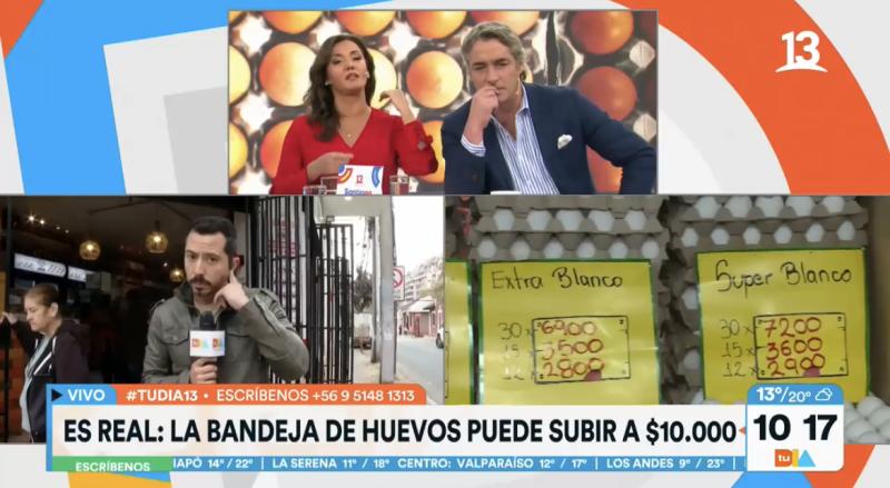 Bandeja de huevos podría alcanzar los 10 mil pesos