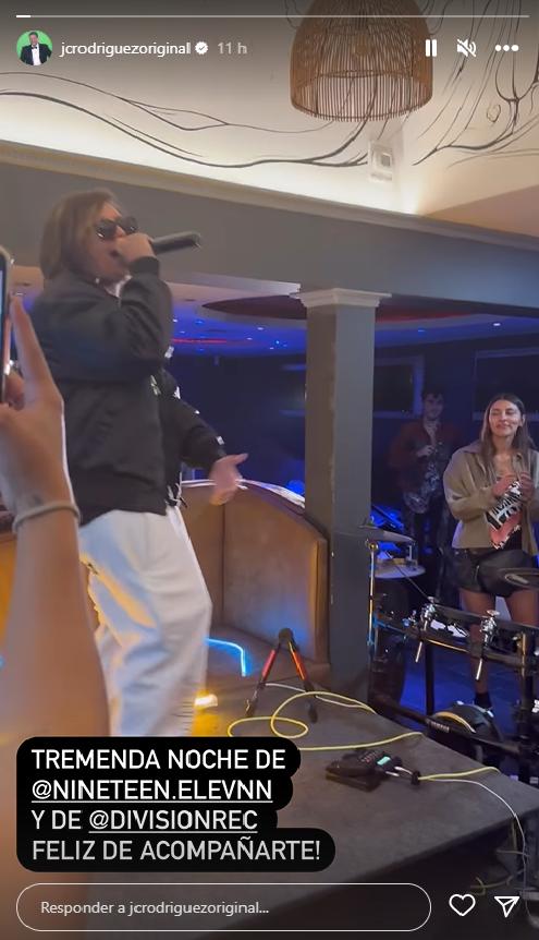 Fran García-Huidobro y Julio César Rodríguez celebraron juntos importante logro de su hijo.