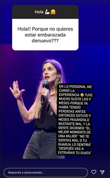 Alison Mandel embarazarse