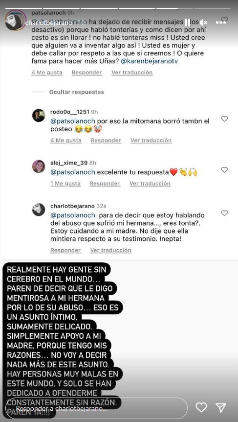 Hermana de Karen Bejarano acusa mensajes de odio