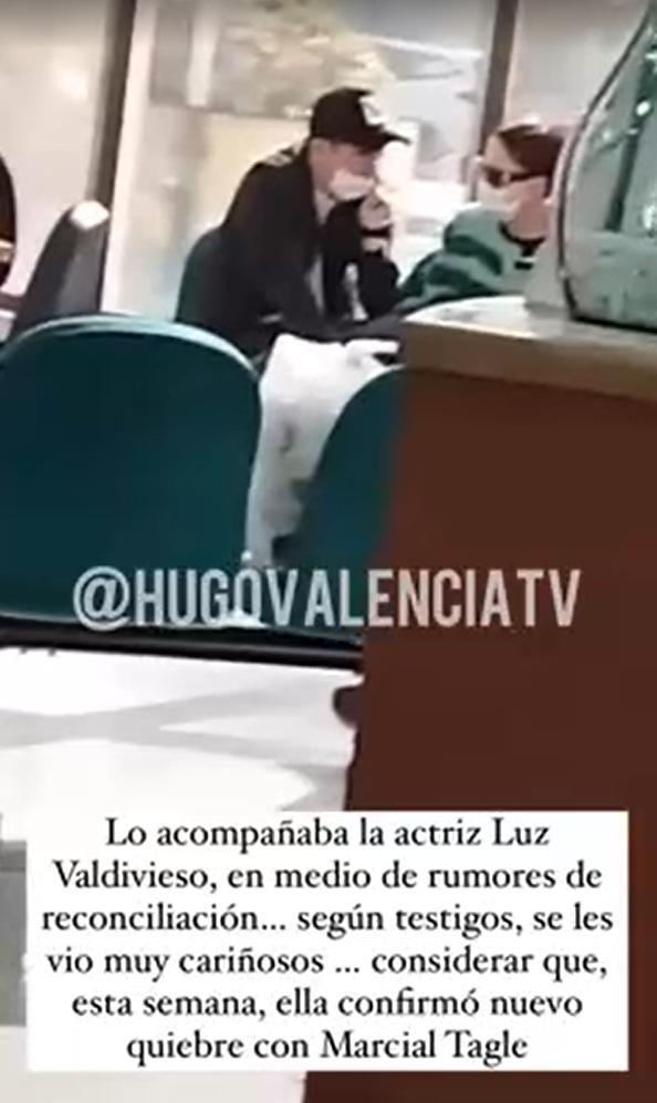 Paparazzean a Luz Valdivieso y Claudio Castellón