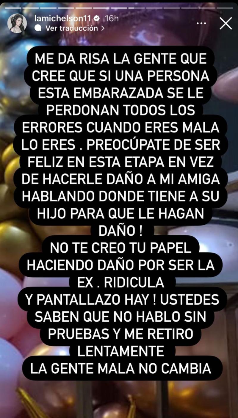 La tremenda indirecta que lanzó Ignacia Michelson