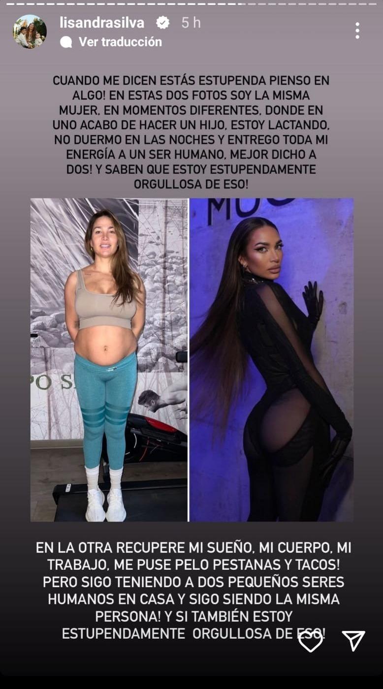 Lisandra Silva compartió potente reflexión