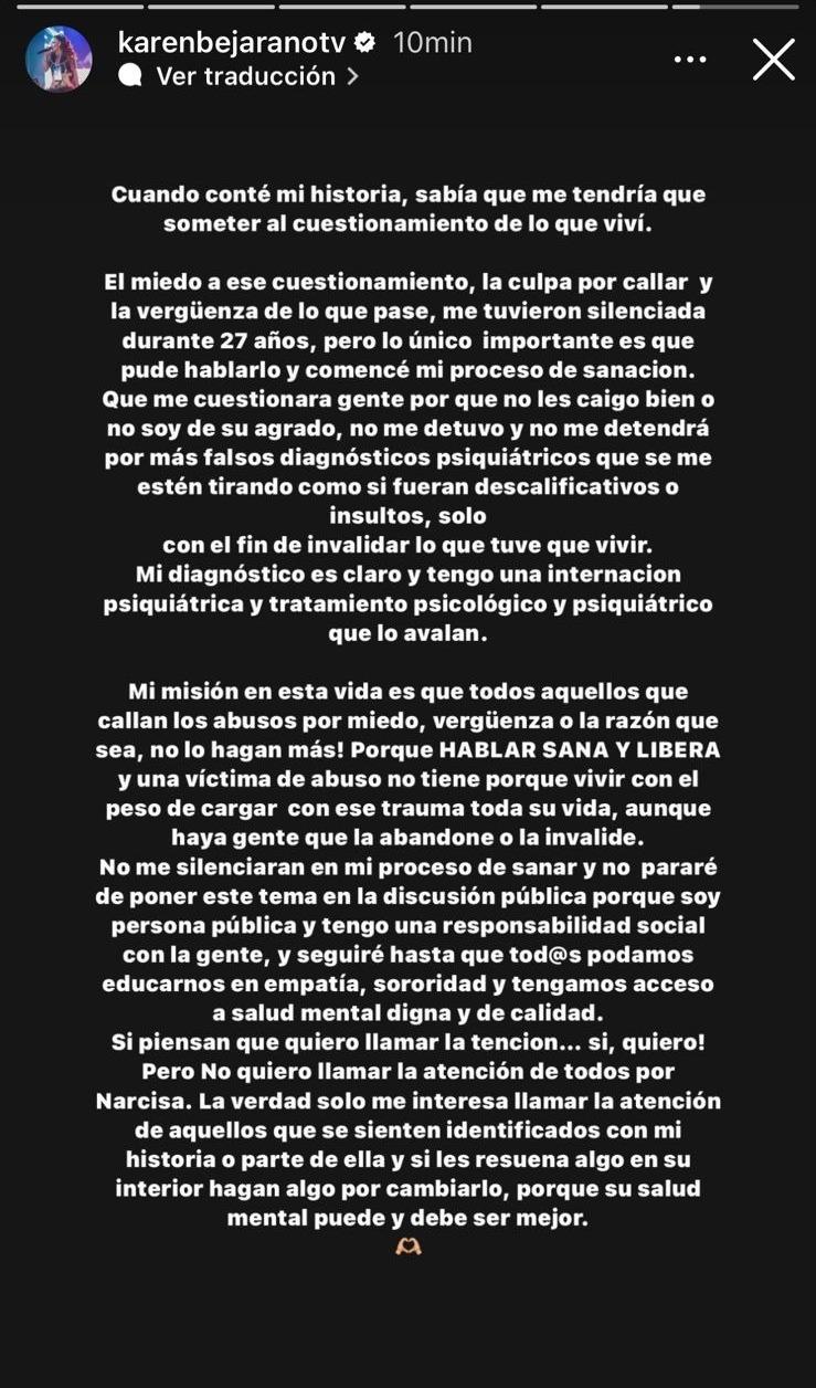 Historia de Karen Bejarano