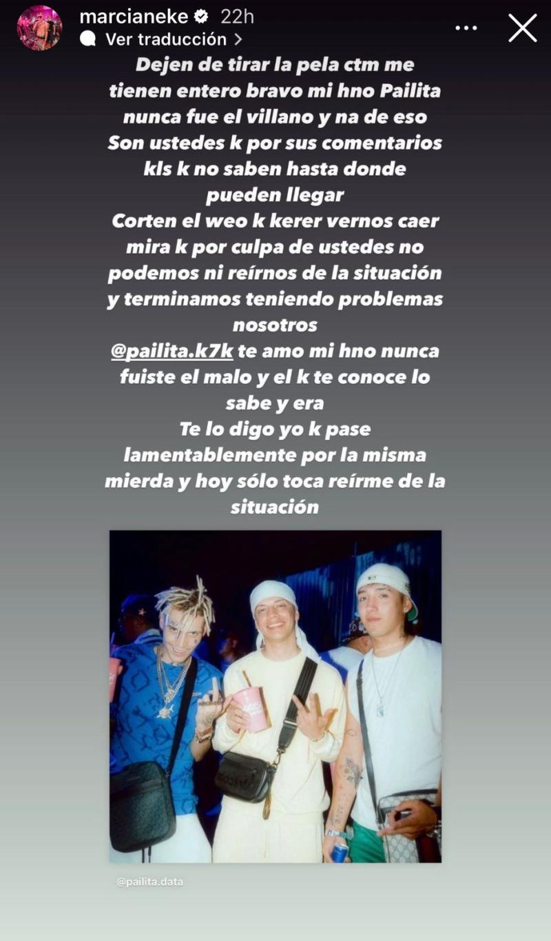 Historia de Maricaneke defendiendo a Pailita.