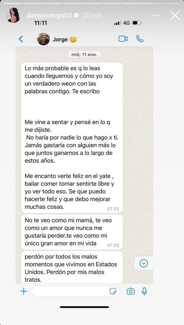 Polémica historia de Daniela Aránguiz contra Jorga Valdivia