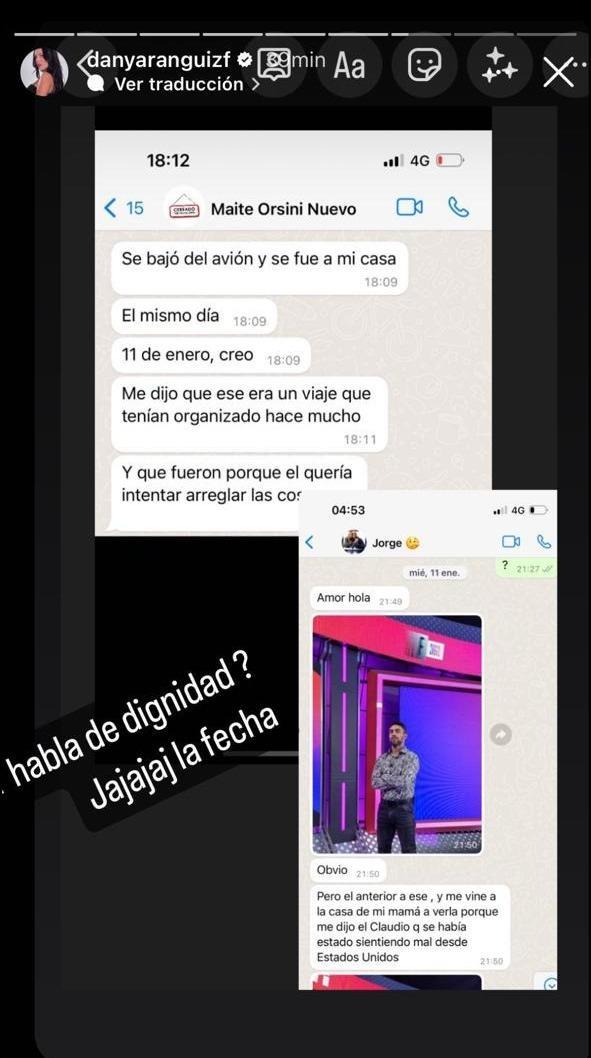 Polémica historia de Daniela Aránguiz contra Jorga Valdivia.