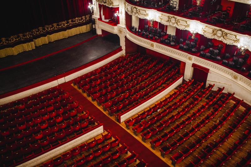 Las butacas del Teatro Municipal de Santiago.