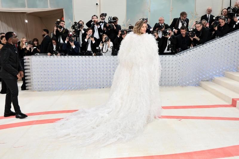 Gisele Bündchen en su paso por la Met Gala 2023