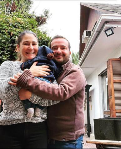 Belén Mora, Toto y el pequeño Rafael.