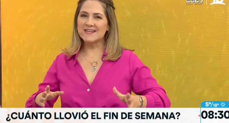 Primera lluvia del año en la región Metropolitana