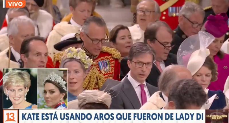 Kate Middleton utilizó los aros de la princesa Lady Di