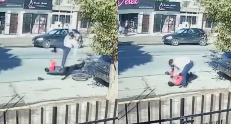 Ladrón que robó bicicleta a un anciano fue abatido con patada voladora