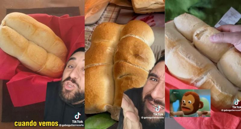 Así es la triple marraqueta de Calama