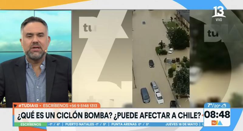 Gianfranco Marcone explicó lo que es un ciclón bomba y las posibilidades de que afecte a Chile