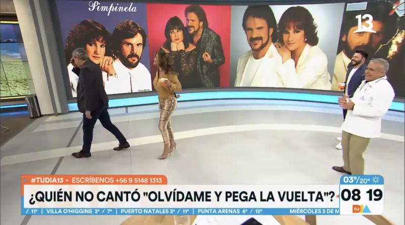 Priscilla Vargas y José Luis Repenning cantan canción de Pimpinela