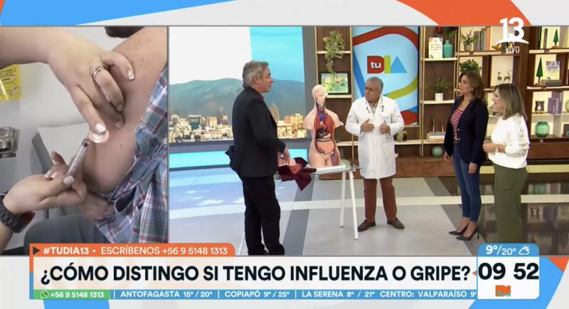 Doctor Sebastián Ugarte te enseña a distinguir si tienes influenza o gripe