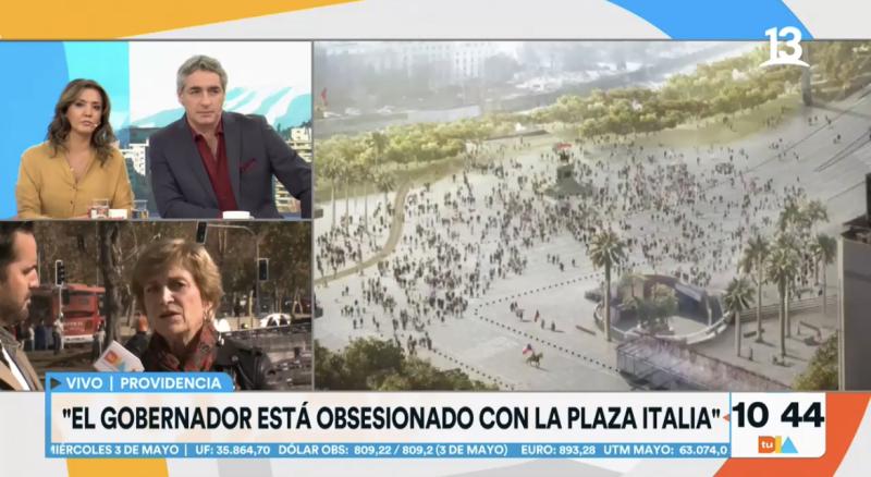 Claudio Orrego confirmó eliminación de la rotonda de la Plaza Italia