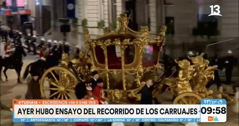 Mira el alucinante carruaje que se utilizará en la coronación de Carlos III