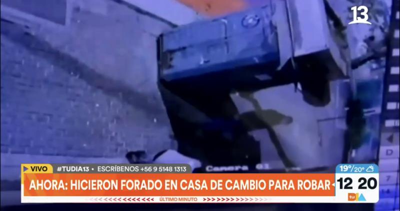 Roban 40 millones de casa de cambio en el centro de Santiago
