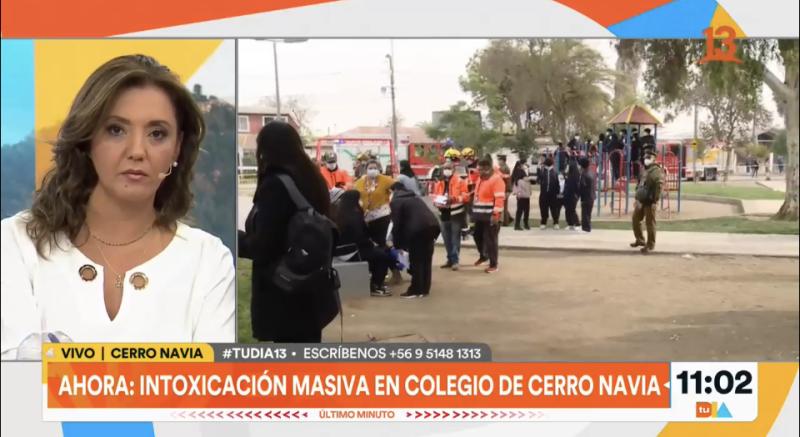 Intoxicación masiva en colegio de Cerro Navia