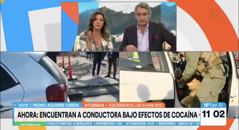 Priscilla Vargas realizó furioso descargo por conductora drogada detenida durante una fiscalización