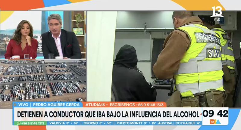 Conductor extranjero es detenido por no tener licencia y estar bajo los efectos del alcohol
