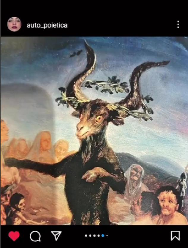 Cabra mostrada por mon laferte