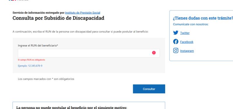 Subsidio de Discapacidad: Revisa con tu RUT si puedes recibir los $103 mil mensuales